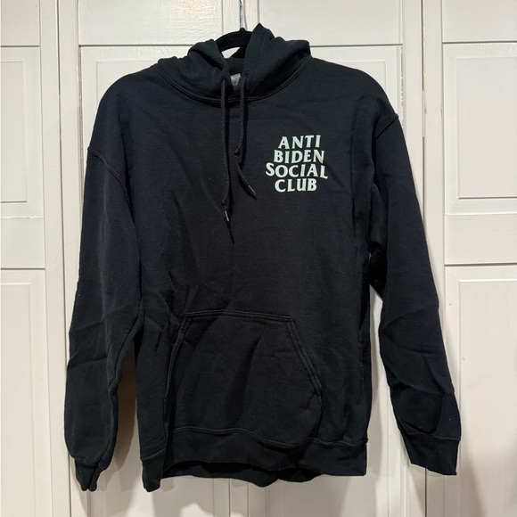 Anti Biden Social Club hoodie size medium EUC - Picture 2 of 4